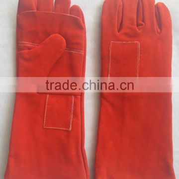 Reinforced welder gloves