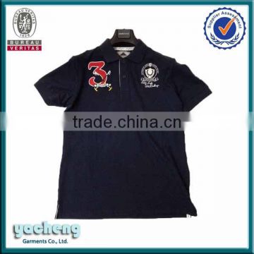 2014New Style custom polo shirt design with embroidery