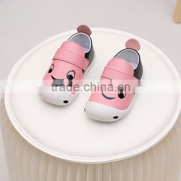S60226B 2017 Cartoon soft bottom comfortable baby shoes baby walk learing shoes