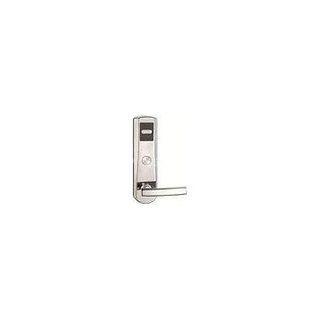 304 Stainless Steel Fadeless Silver RF Card Lock For Hotel , Motel