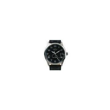 Black Dial Accurate Mens Automatic Watch Date With Big Face