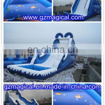 kids inflatable water slide with pool for sale