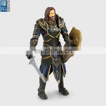 4inch Ancient warrior movable pvc plastic action figure for promotion