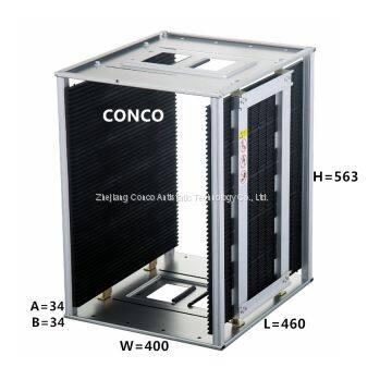 CONCO esd adjustable pcb storage magazine rack for pcb loader 460*400*563mm