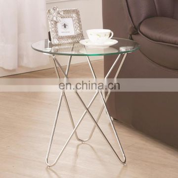 High Quality Clear Round Small Glass Table Top
