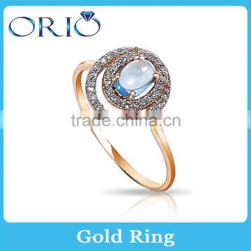 Gold Ring 9K CZ