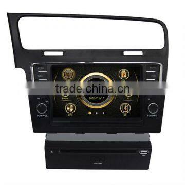 car dvd player for Volkswagen Golf 7 with GPS/Bluetooth/Radio/SWC/Virtual 6CD/3G internet/ATV/iPod/DVR