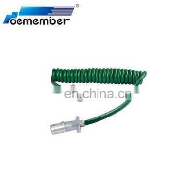 High Quality Rubber Coil Cable Assembly with 7 Pin Plug