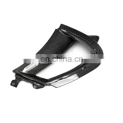 Applicable to McLaren 720S car modification kit, real carbon fiber material, left and right air inlets on the front rod