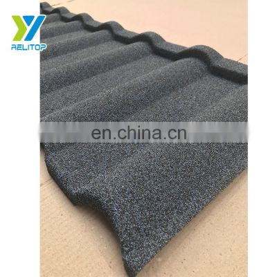 Natural stone coated alu-zinc roof sheet milano type