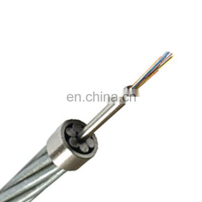 OPGW 24 Cores Optical Fiber Composite Overhead Ground Wire OPGW Cable