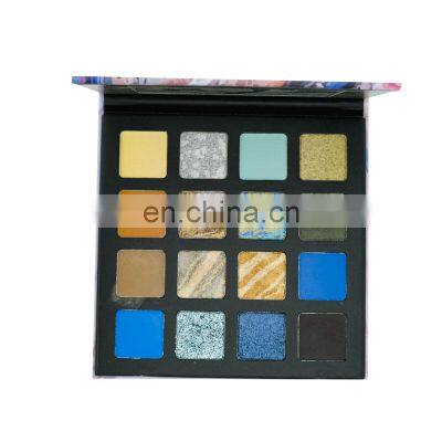 Supplier Diamond Shaped Eyeshadow Palette 16 Color Empty Mixing Makeup Stylish Palette Paper Box