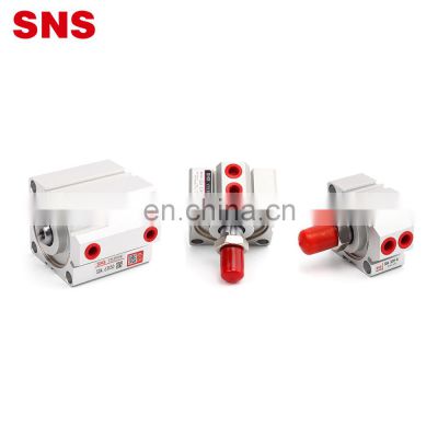 SNS SDA63x5-B standard double acting pneumatic air compact cylinder with male thread on piston rod