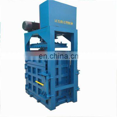 Hydraulic vertical waste paper clothes cardboard bottle baler /baler machine