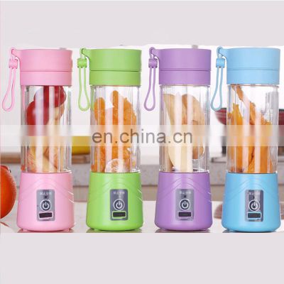 Rechargeable Portable Automatic Battery Handheld USB Fruit Vegetables Smoothie Cup Mini Juicer Food Blender