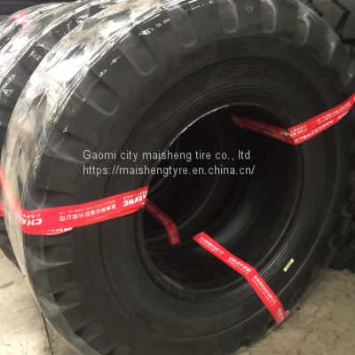 Anti-tie semi solid tire 23.5-25 forklift loader semi solid tire L-5 punctured stone steel works