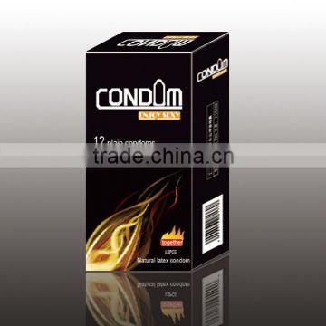 Green Flame OEM natural latex condoms 12 pcs condom
