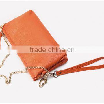 Fashion small free patterns leather bag clutch for ladies
