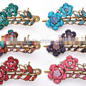 New style wholesale woman's flower hairpins