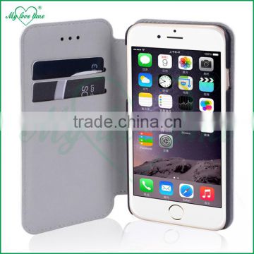 OEM/ODM Manufacture Leather Case for iphone 6 with Stand Function
