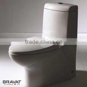 asia two piece water closet P/S-Trap Self cleaning glaze
