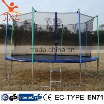 16ft jump sport trampoline with safety enclosure for sale