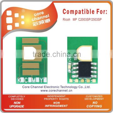 Compatible Toner Cartridge Chip for Ricoh MP C2003SP C2503SP C 2003SP 2503SP MPC2003SP MPC2503SP 2003 2503