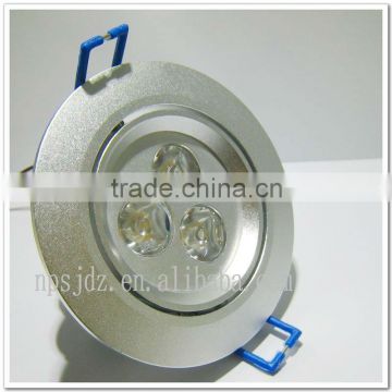 Embedded 3W LED Ceiling Lamp with good heat dissipation