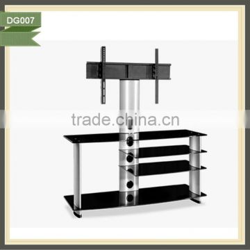 black glass tv stand glass metal tv stand glass tv stands for flat screens DG007