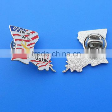 Custom soft enamel nautical flag lapel pins
