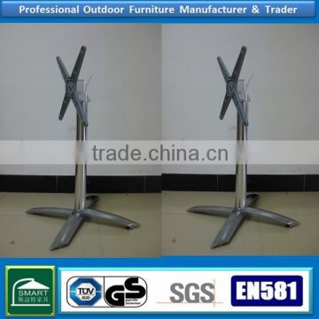 Commercial outdoor folding aluminum table base