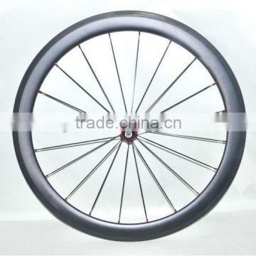 Durable carbon bike parts, 50mm clincher wheels , wheels clincher for carbon road bicycle with 20/24 holes