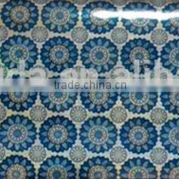 3D laser tablecloth pvc tablecloth in roll shining design