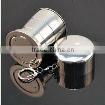 stainless steel folding cup