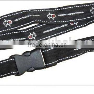 reflective printing lanyard woven lanyard lanyard free sample