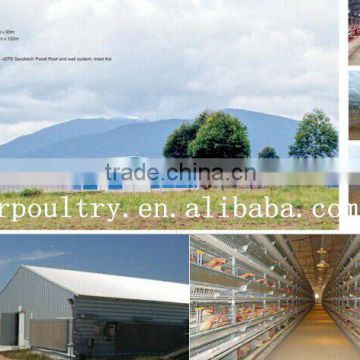 "H" type and "A" type poultry cages chicken house