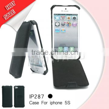 Flip phone leather case leather case for iphone 5s new 2014
