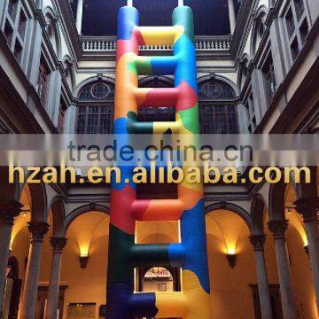 Giant Inflatable Rainbow Stairway for Outdoor Decoration