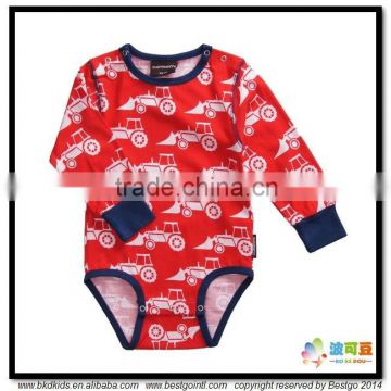 BKD all-over print Europe babies bodysuits