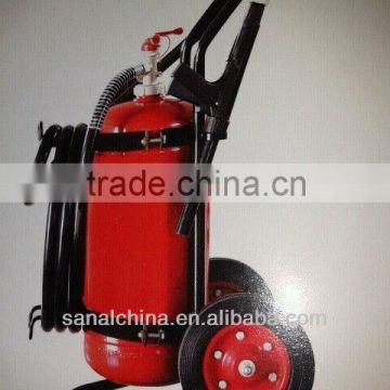 50kg ABC Wheeled dry powder fire extinguisher with EN1866-1 with Estintore Callerrato polvere