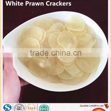 Healthy Deep-Fried seafood snacks of White Prawn Crackers