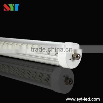 ul cul one pin 8ft led tube light 36w 40w 45w clear/frosted cover