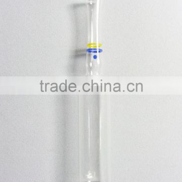 Glass ampules for injection 10ml yellow blue band blue dot form C