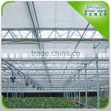 Good quality agricultural greenhouses with inside shading screen