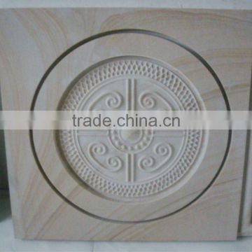 White Stone Carving Tile FSMP-059