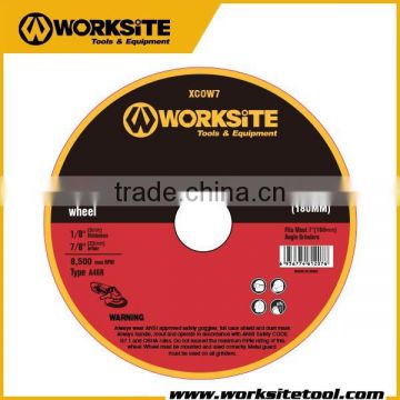 XCOW7 Worksite Brand Accessories 180mm Cut Off Wheel