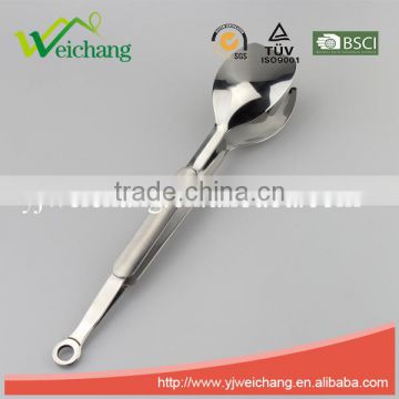 WCJ1085 premium whole Stainless Steel Food Tong sugar tong serve tong hot sale