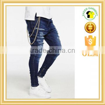 hot sale mens distressed jeans plain quality jeans trouser wholesale