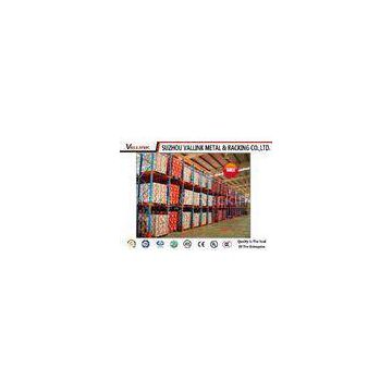 Heavy Duty Metal Warehouse Pallet Racking Systems / Drive - In Rack
