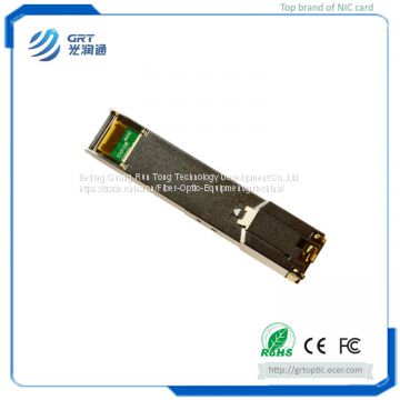 G-8212-T Hot-pluggable 1.25Gb 1000BASE-T Copper RJ-45 SFP Transceiver Module
